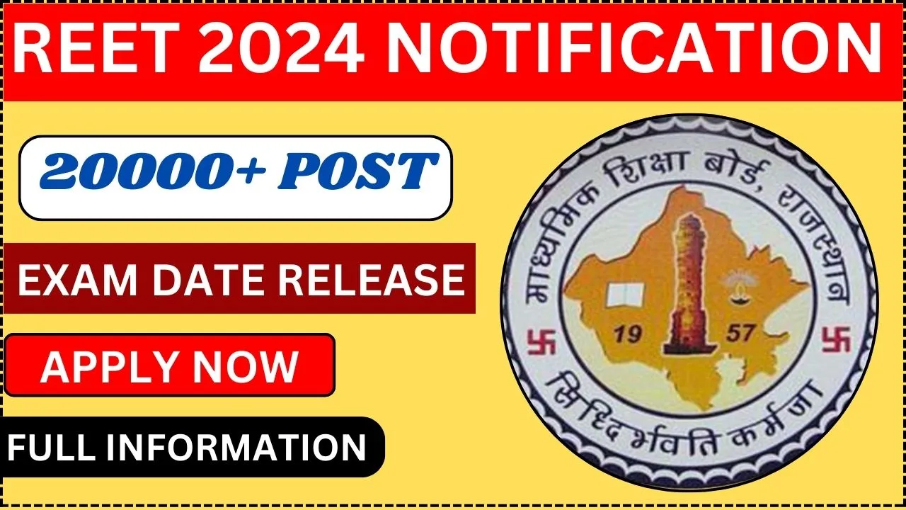 Rajasthan REET 2024 Notification release date